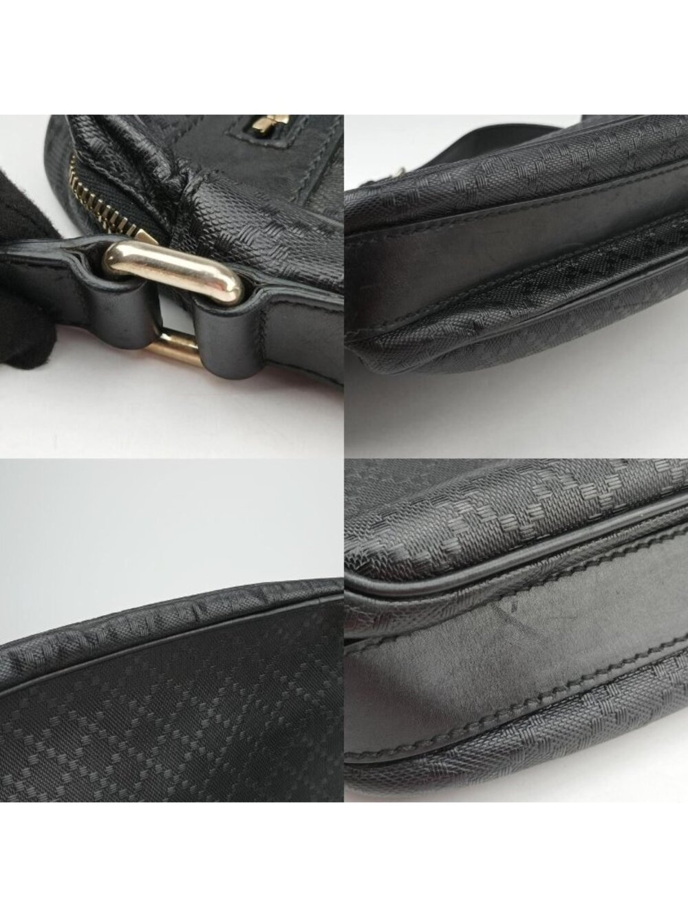 Gucci GG Supreme Messenger Black Leather - Picture 16 of 16